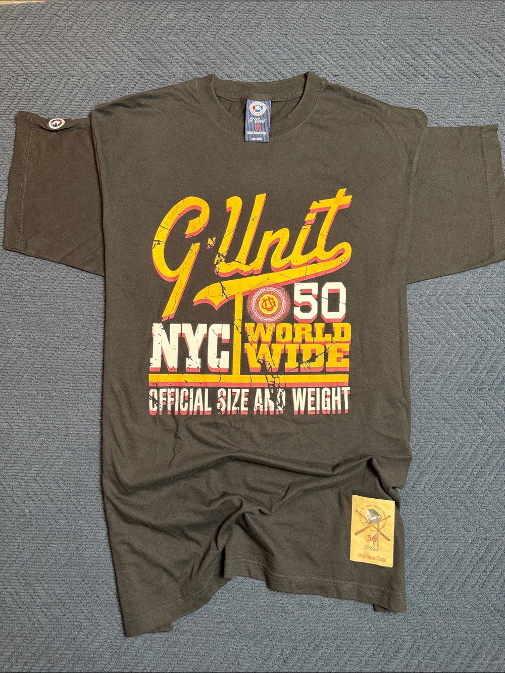 Vintage Y2K G-Unit 50 Cent Graphic T-Shirt - Size XL - Heavyweight